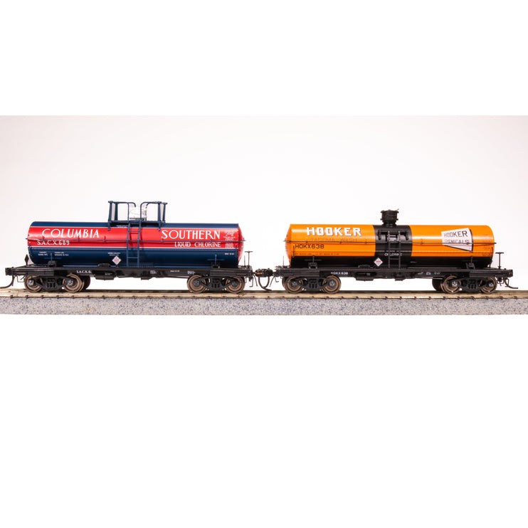 Broadway Limited HO 6000g Tank Car 2pk Columbia Souther/Hooker