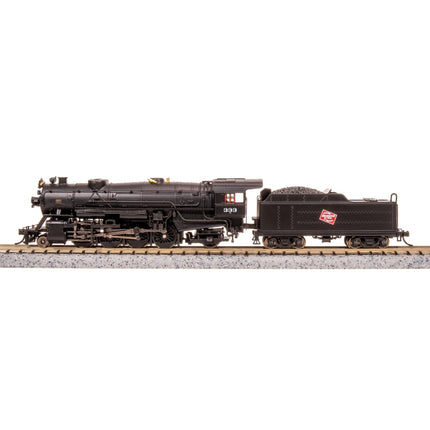 Broadway Limited N USRA Hvy.Mikado Steam Loco Milw #333 DC/DCC Sound