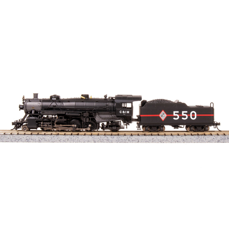 Broadway Limited N USRA Lt.Mikado Steam Loco C&IM #550 DC/DCC Sound