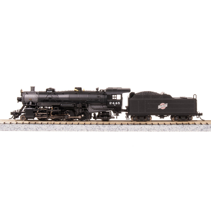 Broadway Limited N USRA Lt.Mikado Steam Loco CNW #2445 DC/DCC Sound