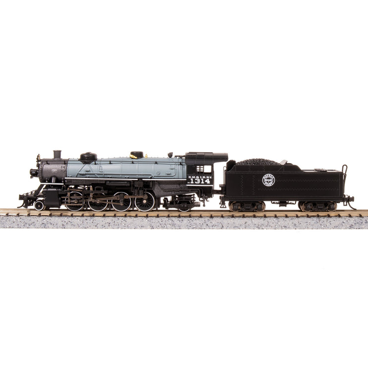 Broadway Limited N USRA Lt.Mikado Steam Loco DM&IR #1314/gry DC/DCC Sound