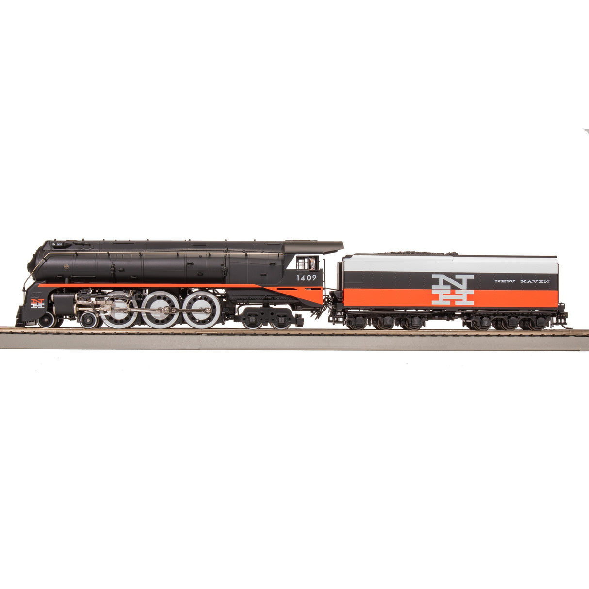 Broadway Limited HO Scale HY NH I-5 4-6-4 Steam Locomotive #1409/McGinnis Fantasy DC/DCC