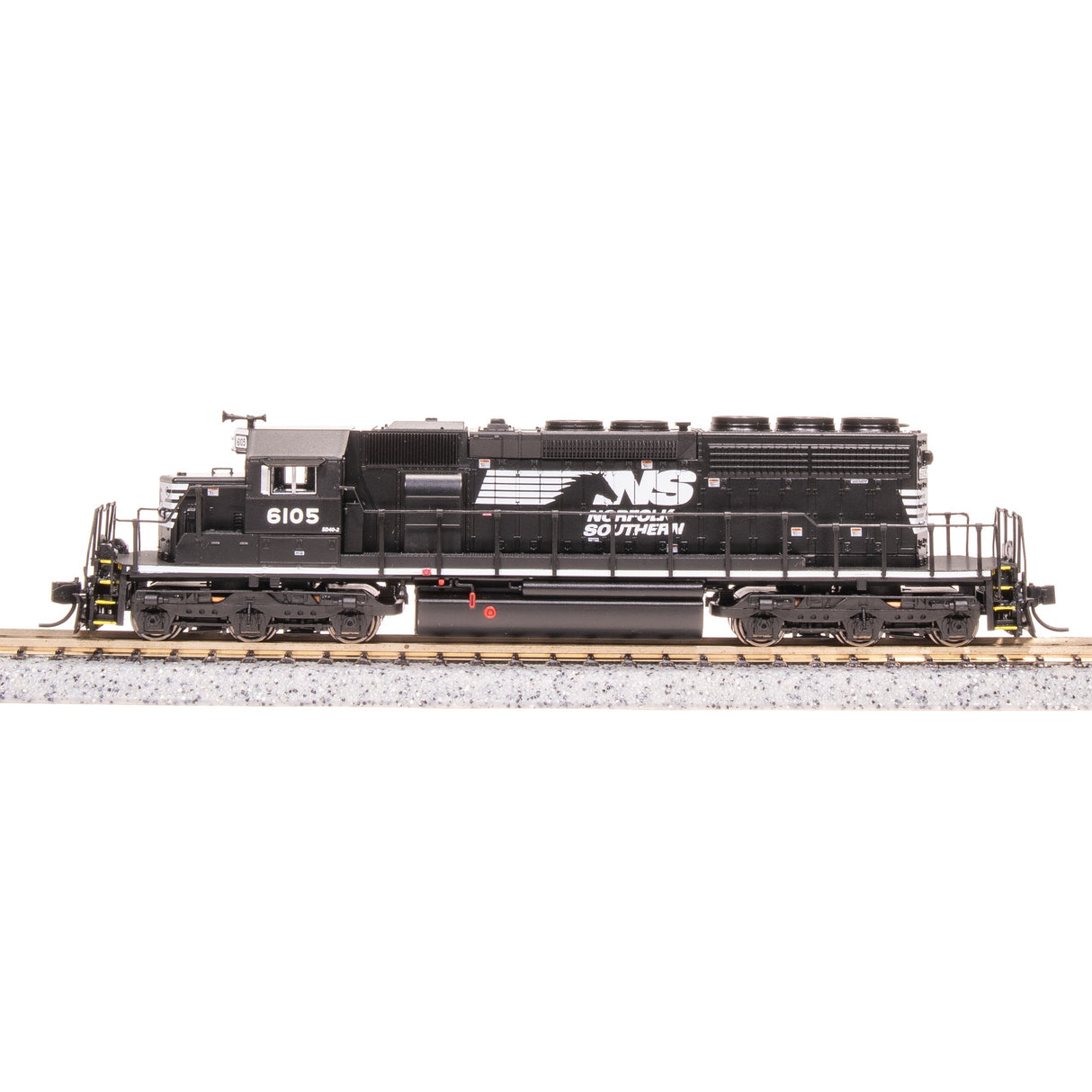 Broadway Limited N Scale SD40-2 Diesel Norfolk Southern NS #6105 Horsehead DC/DCC Sound