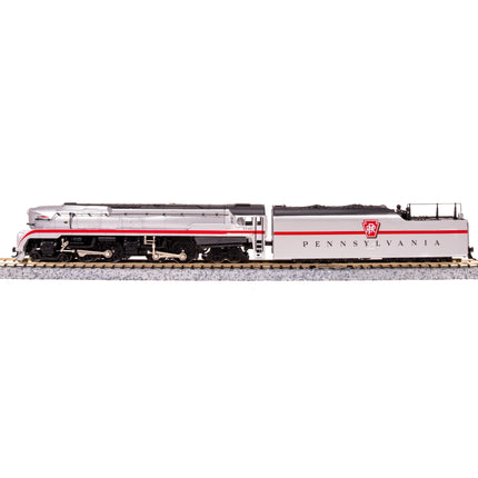 Broadway Limited N P4 PRR T1 4-4-4-4 #5545 Steam Loco Silver w/Red DC/DCC So