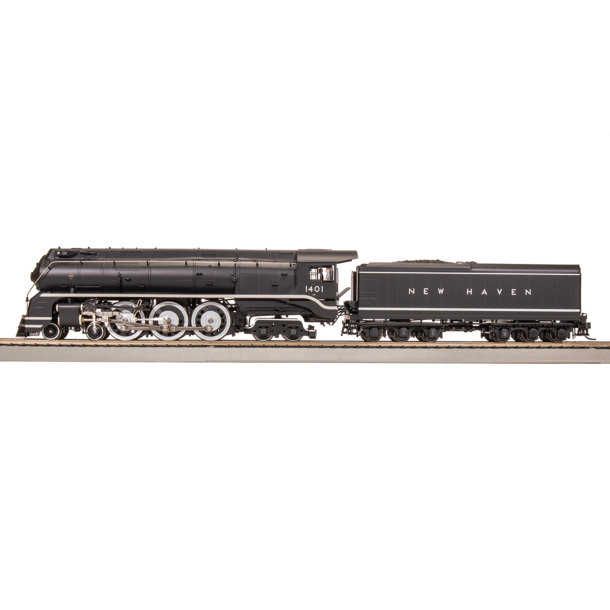 Broadway Limited HO Scale HY NH I-5 4-6-4 Steam Locomotive #1401/Block Letters DCC Ready