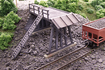 Blair Line 77 Truck Dump - Platform Kit 2" Long x 1" Wide 5 x 2.5cm N Scale