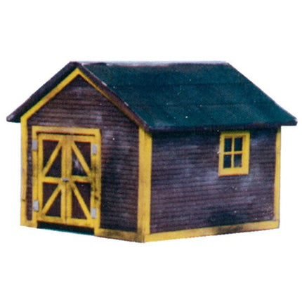 Blair Line 75 Section Toolhouse Kit - 1-1/8 x 1" 2.8 x 2.5cm N Scale