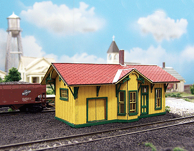 Blair Line 93 Boston Depot Structure footprint 3 x 1 7/16" N Scale