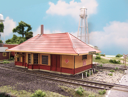 Blair Line 95 Gerald Depot 1-13/16 x 3-5/8" N Scale