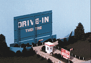 Blair Line 68 Drive-In Theatre Kit N Scale