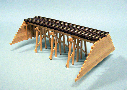 Blair Line 167 Common Pile Trestle Build Straight or Curved - Kit - 6 x 2" High 15 x 5cm High HO Scale