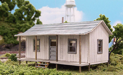 Blair Line 176 Company House Kit - 3-1/2 x 2" 8.8 x 5cm HO Scale