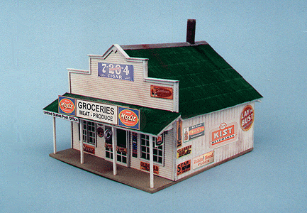 Blair Line 180 Blairstown General Store Kit - 3-3/4 x 5-1/4" 9.3 x 13.1cm HO Scale