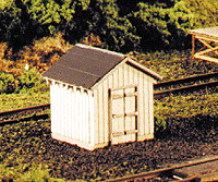 Blair Line 183 Coal Storage House Kit - 1-3/8 x 1-3/8" 3.4 x 3.4cm HO Scale