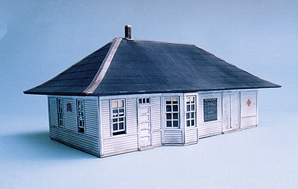 Blair Line 195 Gerald Depot 3-5/16 x 6-3/4" 8.3 x 16.9cm HO Scale