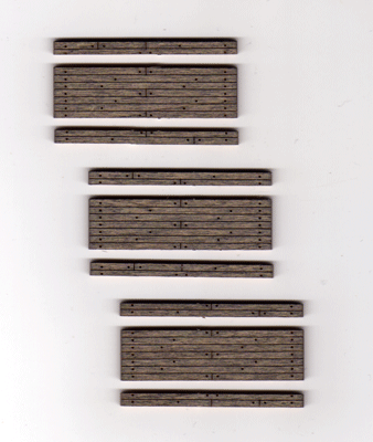 Blair Line 114 1-Lane Wood Grade Crossing Kit - 1-3/4" 4.4cm HO Scale