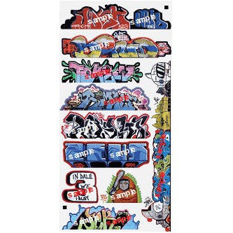 Blair Line 1263 Mega Set Modern Tagger Graffiti Decals #14 pkg(10) N Scale