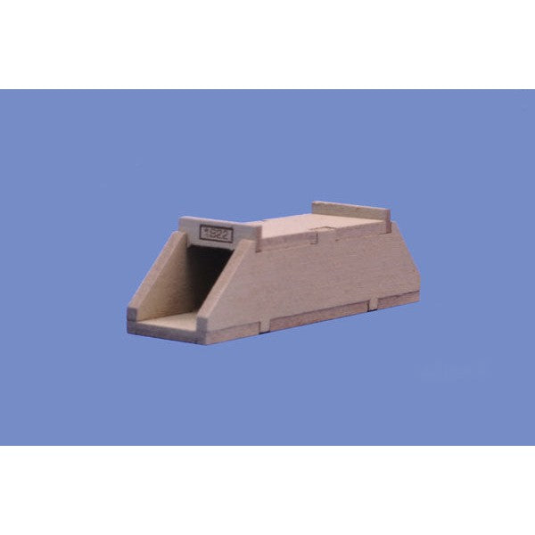 Blair Line 1808 Concrete Box Culvert 2-3/16 x 1/2 x 1/2" 5.6 x 1.3 x 1.3cm N Scale