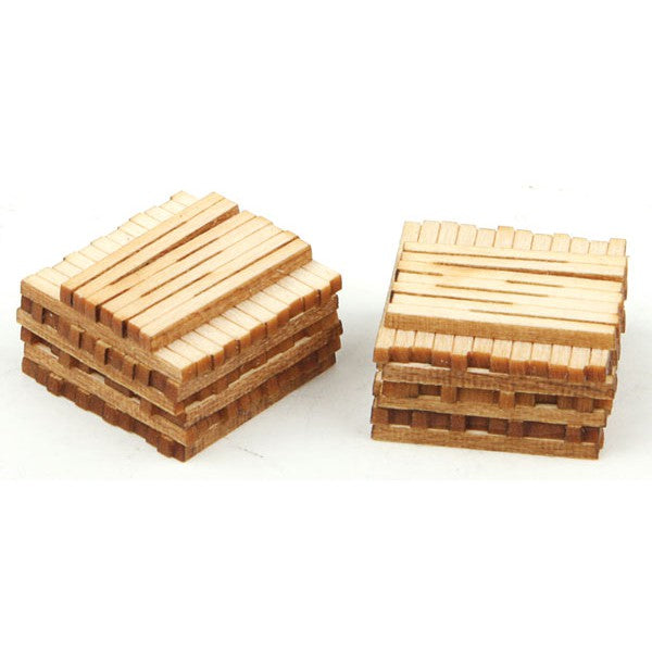 Blair Line 1812 Pile O' Ties - Assembled Unstained pkg(2) N Scale