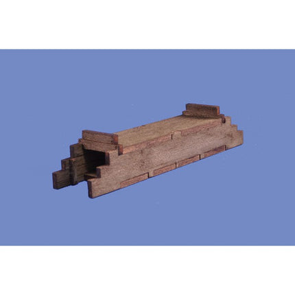 Blair Line 2809 Wood Box Culvert 3.2 x 3/4 x 1/2" 8.1 x 1.9 x 1.3cm HO Scale