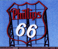 Blair Line 2504 Laser-Cut Wood Billboard Kits - Large for HO S & O Phillips 66 3" Wide x 3-1/2" Tall 7.5 x 8.7cm A Scale