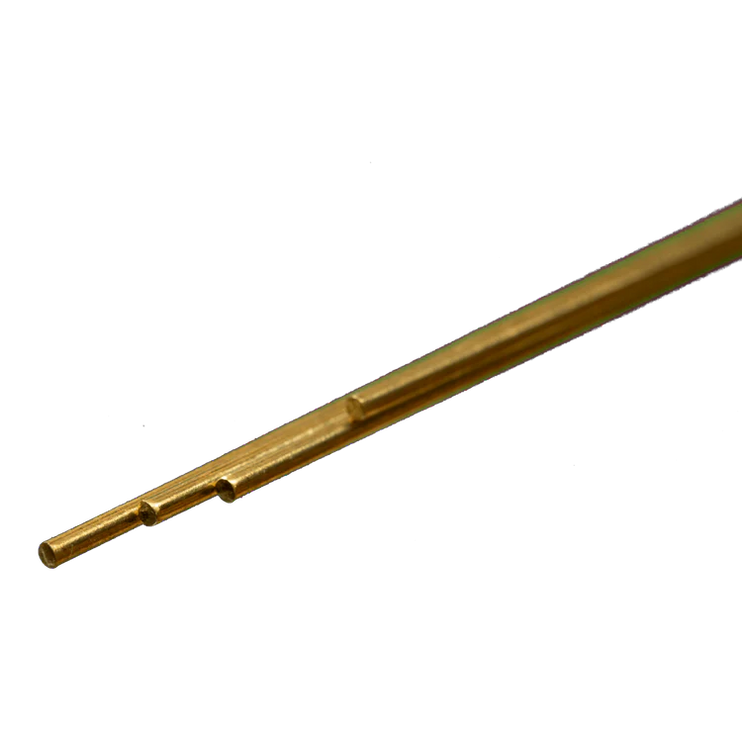 K&S Round Brass Rod 3/64 x 12" 4 Pack