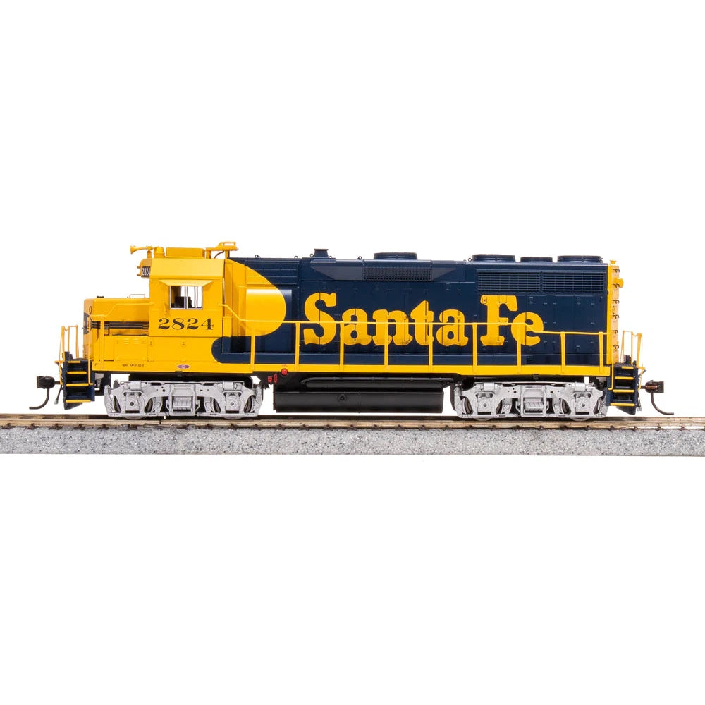 Broadway Limited HO Scale GP35 Diesel Santa Fe #2824 Yellow Warbonnet DCC Ready