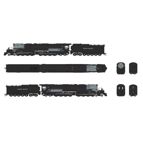 Broadway Limited HO Scale Union Pacific UP Big Boy #4014 Promontory Excursion Glossy Finish Challenger Excursion Tender DC DCC Ready Stealth