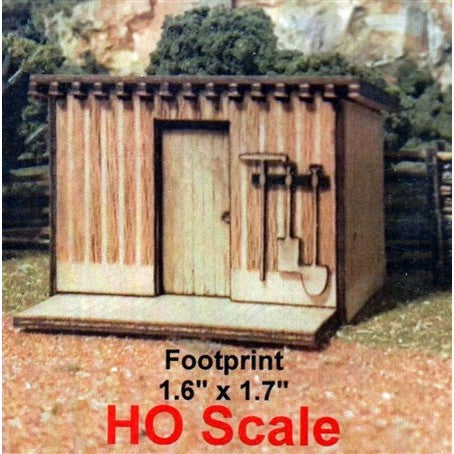 Osborn Models HO Scale Tool Shed Small 1115