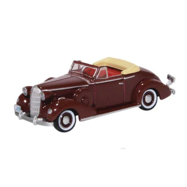 Oxford HO Scale Buick Special Convertible Coupe 1936 Cardinal Maroon