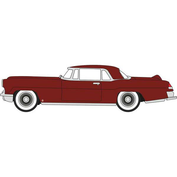 Oxford HO Scale Continental Mark II 1956 Dark Red