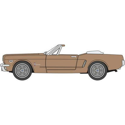 Oxford HO Scale Ford Mustang Convertible 1965 Prairie Bronze