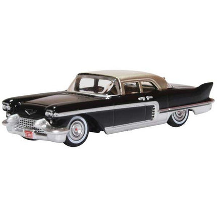 Oxford HO Scale Cadillac Eldorado Brougham 1957 Ebony / Stainless Steel