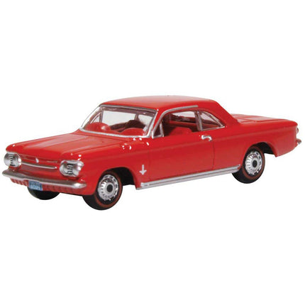 Oxford HO Scale Chevrolet Corvair Coupe 1963 Riverside Red