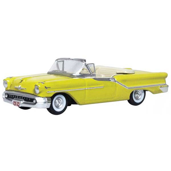 Oxford HO Scale Oldsmobile 88 Convertible 1957 Coronado Yellow (Open)