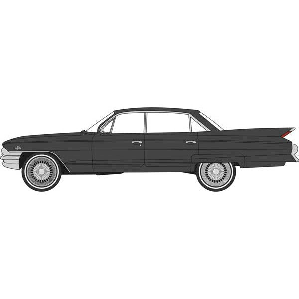 Oxford HO Scale Cadillac Sedan de Ville 1961 Ebony