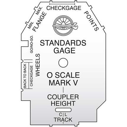 NMRA O Scale Clearance Gauge For Wheels and Track