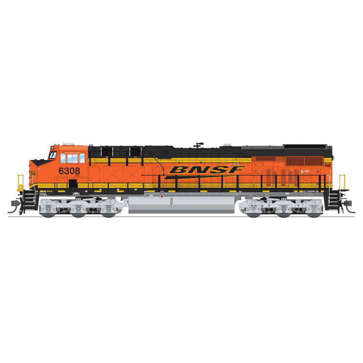 Broadway Limited HO Scale BNSF 6329 ES44AC GEVO Locomotive DCC/Sound Pargon 4