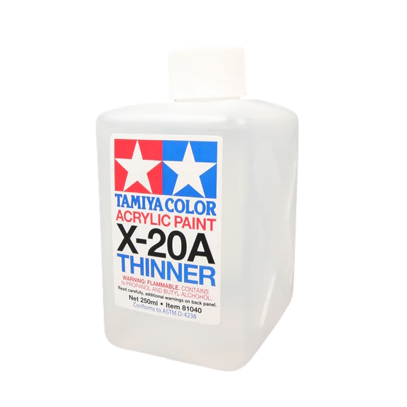 Tamiya Acrylic Paint X-20A Thinner 250ml Bottle TAM81040