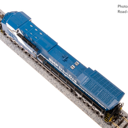 Broadway Limited N GE AC6000, BHP Iron Ore #6072, Blue & White, "Hesta" Stealth DC