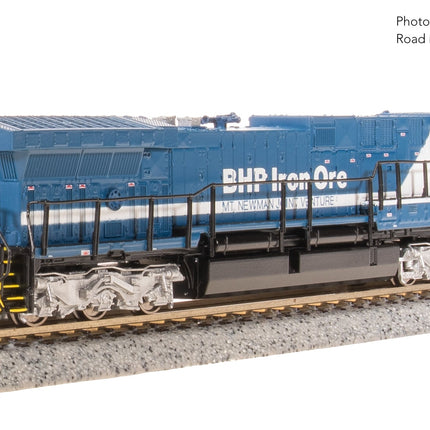 Broadway Limited N GE AC6000, BHP Iron Ore #6072, Blue & White, "Hesta" Stealth DC