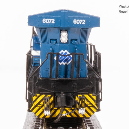 Broadway Limited N GE AC6000, BHP Iron Ore #6072, Blue & White, "Hesta" Stealth DC