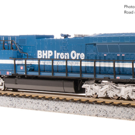 Broadway Limited N GE AC6000, BHP Iron Ore #6072, Blue & White, "Hesta" Stealth DC