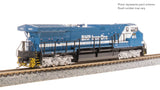 Broadway Limited N GE AC6000, BHP Iron Ore #6075, Blue & White, "Fortescue" Stealth DC