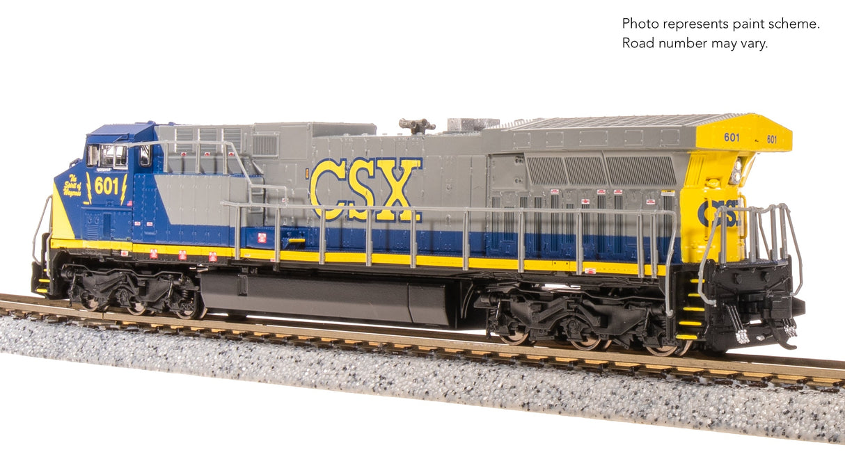 Broadway Limited N GE AC6000, CSX #601, YN2 Paint Stealth DC