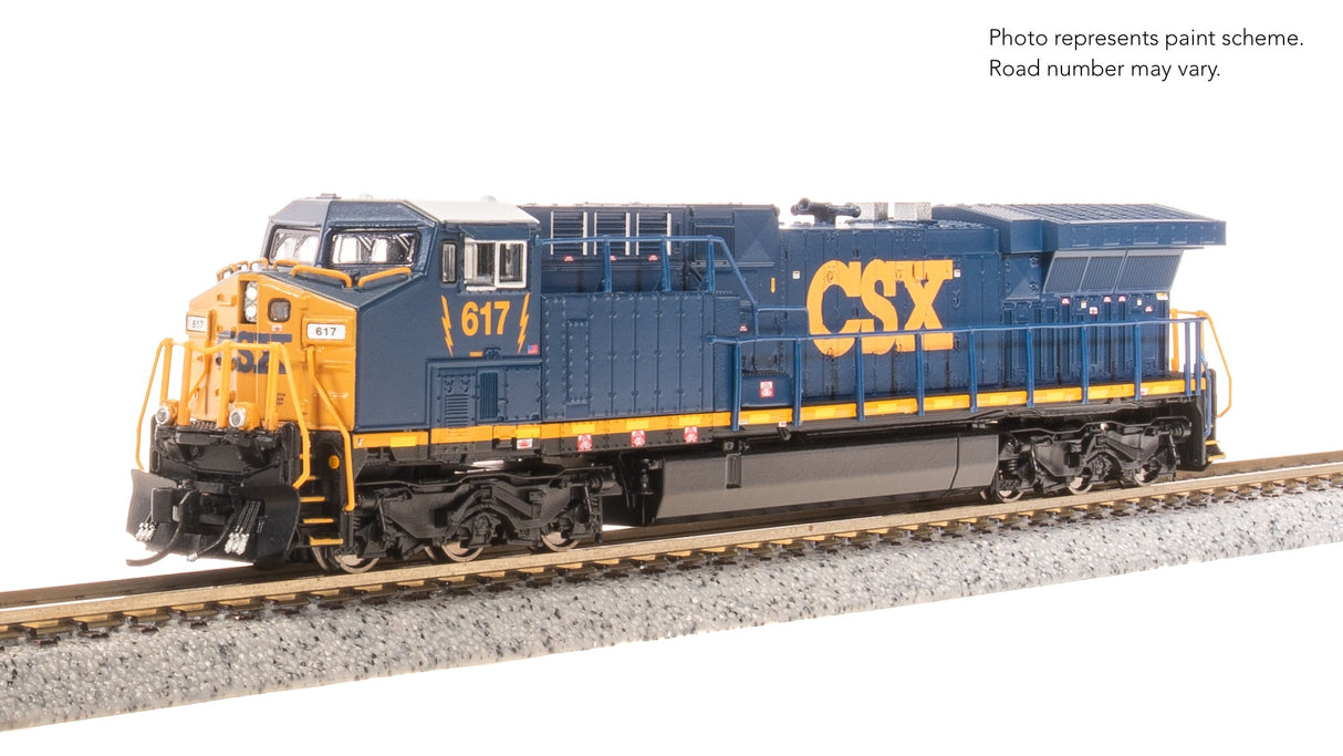 Broadway Limited N GE AC6000, CSX #678, YN2 Paint Stealth DC