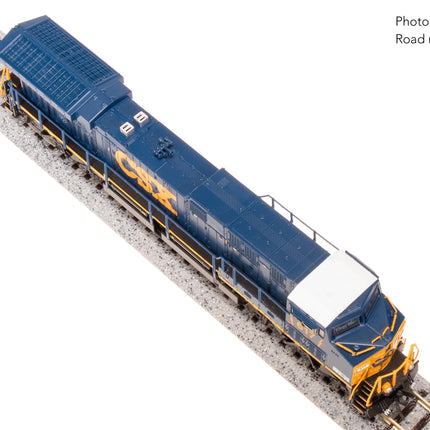 Broadway Limited N 8595 GE AC6000, CSX #629, YN3 Paint Stealth DC