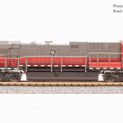 Broadway Limited N GE AC6000, GECX 6002, Gray & Red Stealth DC