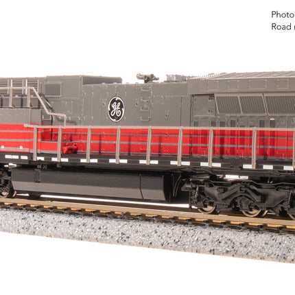 Broadway Limited N GE AC6000, GECX 6002, Gray & Red Stealth DC