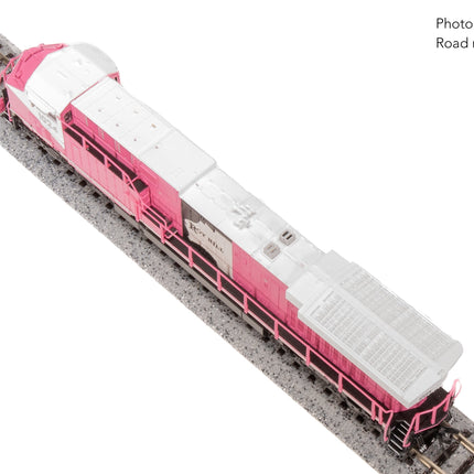 Broadway Limited N GE AC6000, Roy Hill Mining #1024, Pink/White/Black Paint Stealth DC